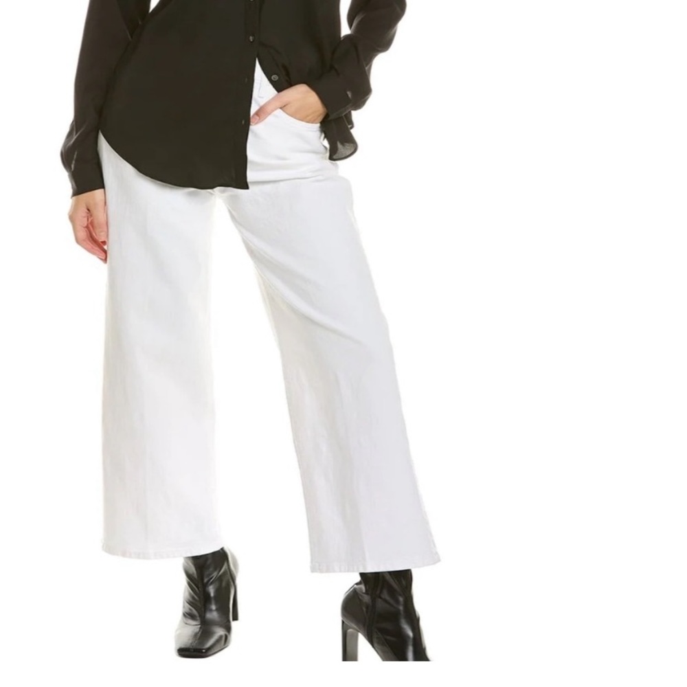 MOTHER Superior White High Waisted Tunnel Vision Totally Innocent Jeans 28 $258